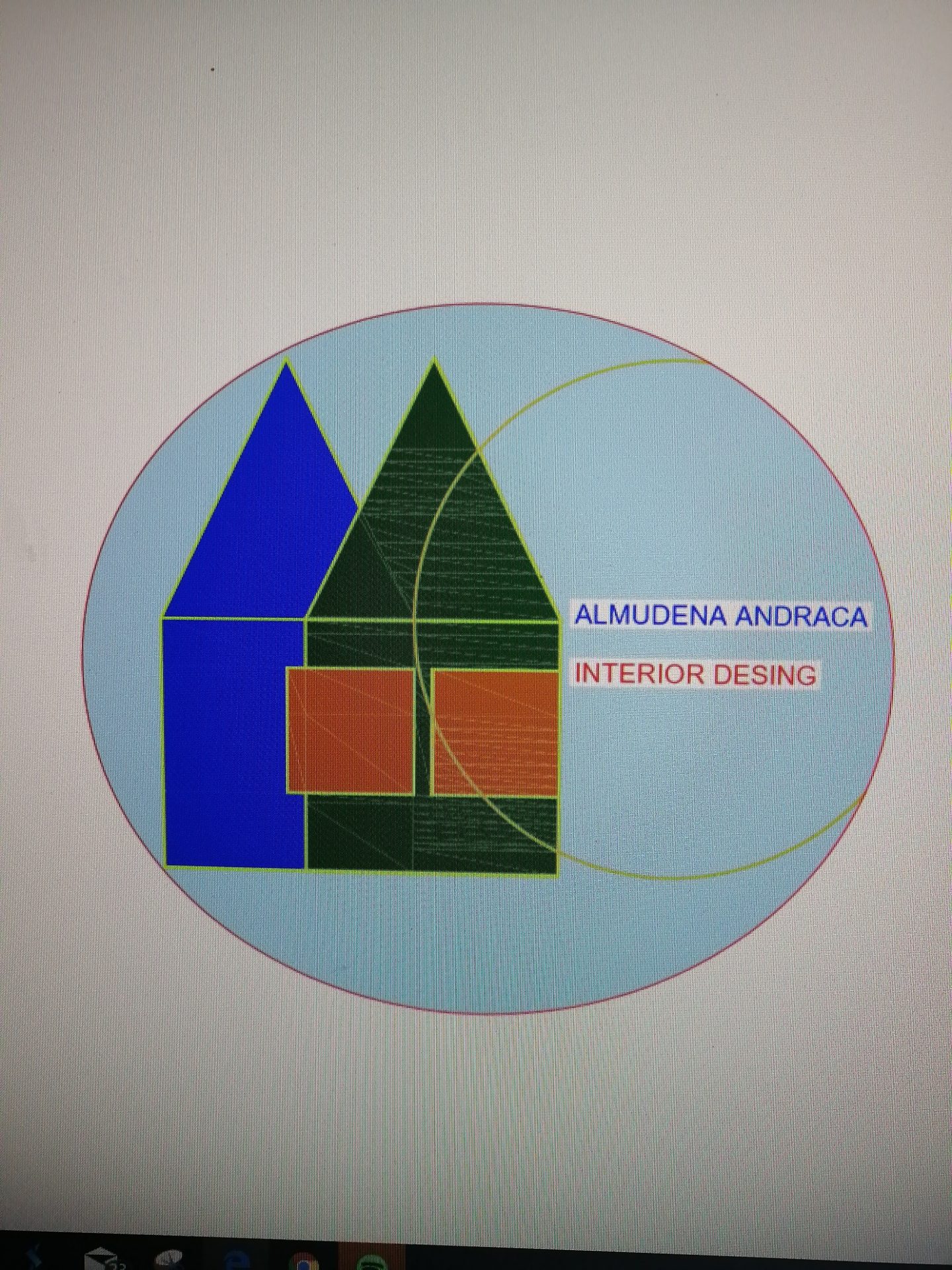 Logotipo Almudena Andraca, interior design.